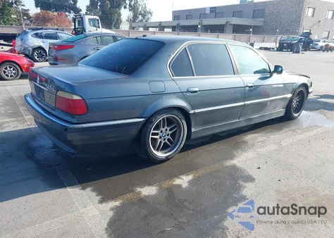 2000 BMW 740Il из США, поврежденный, VIN WBAGH8342YDP11026